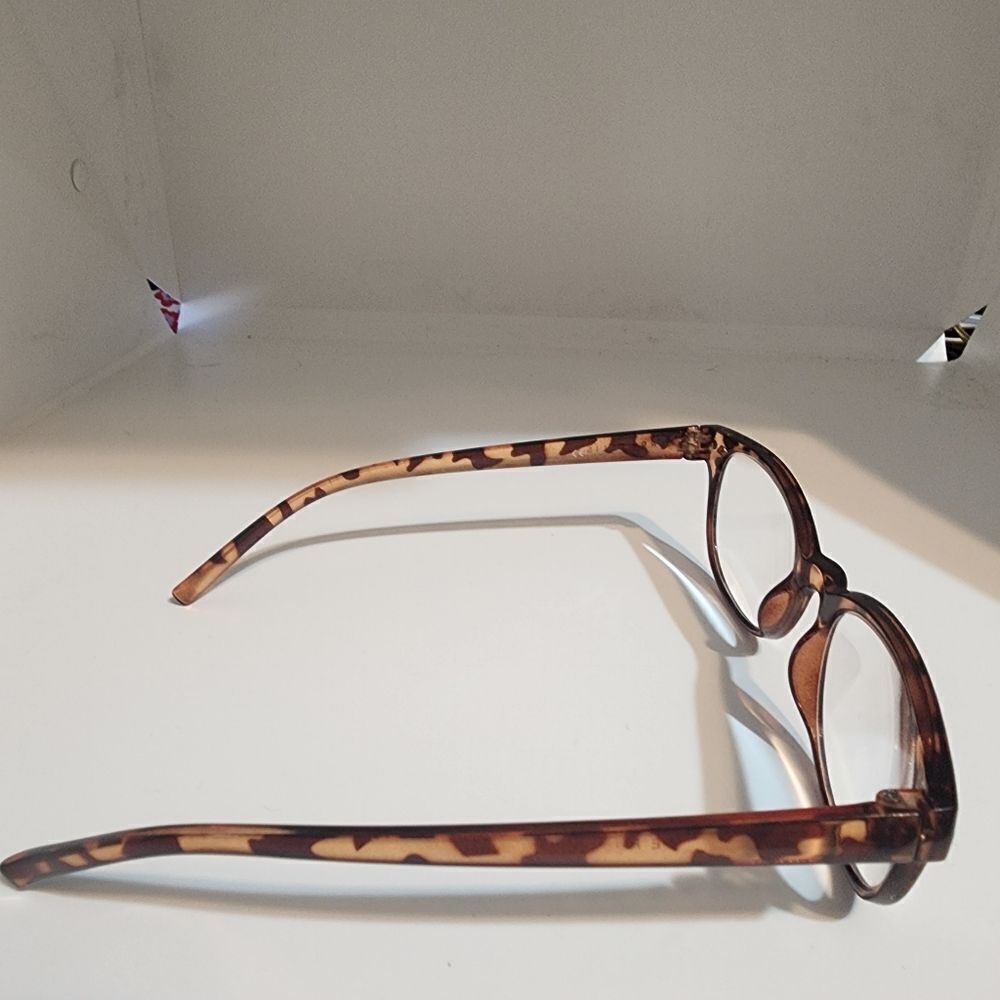 Perry Ellis Brown Tortoiseshell Prescription Glasses Frames - Picture 4 of 6